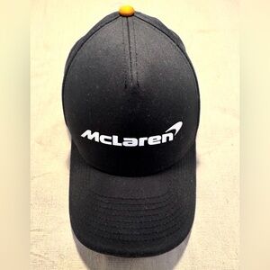 McLaren Black Baseball Cap NWOT